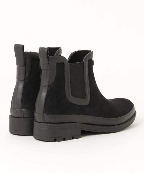 AIGLE(エーグル)の「TEXTILE BOOT W(レインシューズ・レディース・ブラック・38/39/36/37)」の2枚目の写真
