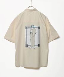 Timely Warning / バックプリント 半袖ビッグシャツ