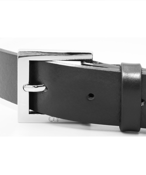 OY(オーワイ)の「『OY/オーワイ』METAL LOGO BELT/メタルロゴベルト レザーベルト(ベルト・メンズ・ブラック・FREE)」の3枚目の写真