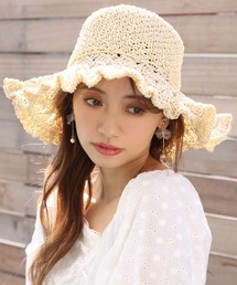 one after another NICE CLAUP | フレア麦わら帽子(キャップ)