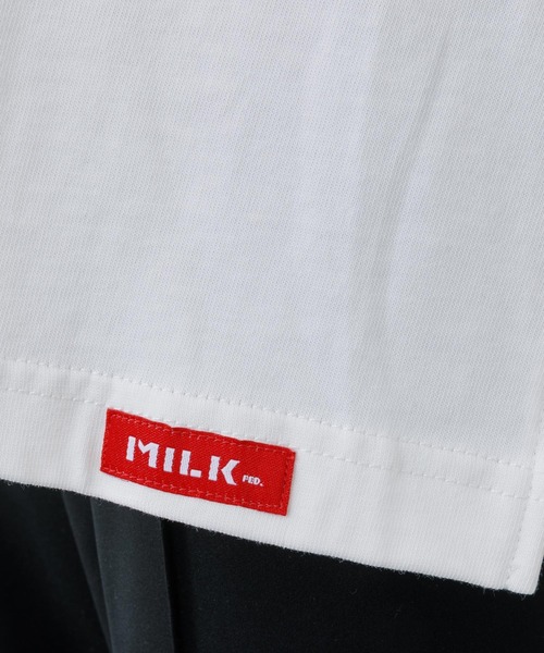 MILKFED.(ミルクフェド)の「BICOLOR RAGLAN TOP(Tシャツ/カットソー・レディース・ライトブルー/ブラック/ネイビー・ONE SIZE)」の17枚目の写真