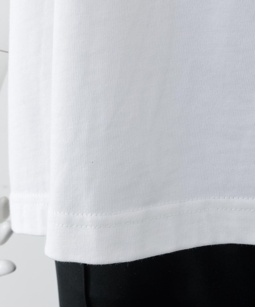 MILKFED.(ミルクフェド)の「BICOLOR RAGLAN TOP(Tシャツ/カットソー・レディース・ライトブルー/ブラック/ネイビー・ONE SIZE)」の18枚目の写真