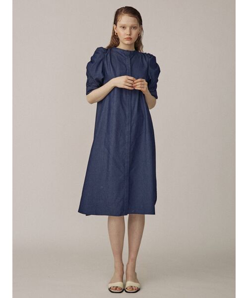 THE DAYZ TOKYO（ザデイズトーキョー）の「【THE DAYZ TOKYO】デニムパワショルシャツワンピース（ワンピース・レディース・ネイビー・FREE）」の11枚目の写真