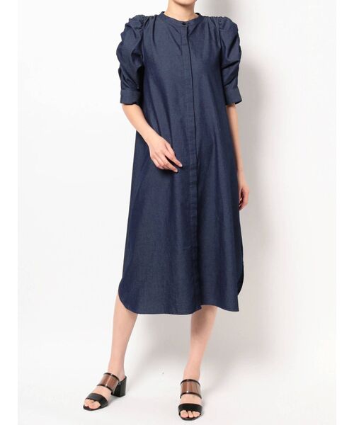 THE DAYZ TOKYO（ザデイズトーキョー）の「【THE DAYZ TOKYO】デニムパワショルシャツワンピース（ワンピース・レディース・ネイビー・FREE）」の17枚目の写真