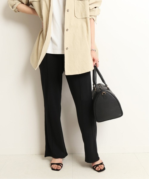 SLOBE IENA（スローブイエナ）の「【Champion/チャンピオン】SLOBE別注 フレアパンツ【洗濯機使用可】◆（その他パンツ・レディース・ブラック/ベージュ・38/36）」の9枚目の写真