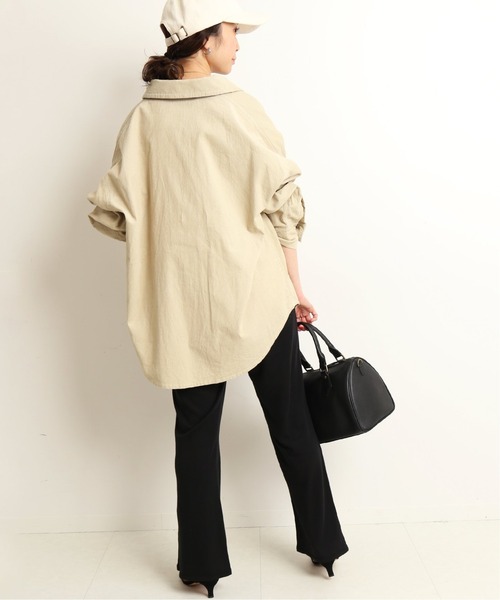 SLOBE IENA（スローブイエナ）の「【Champion/チャンピオン】SLOBE別注 フレアパンツ【洗濯機使用可】◆（その他パンツ・レディース・ブラック/ベージュ・38/36）」の12枚目の写真