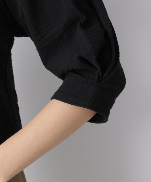 JEANASIS（ジーナシス）の「スクエアネックコットンブラウス/943183（シャツ/ブラウス・レディース・ブラック/ホワイト/ベージュ・FREE）」の16枚目の写真