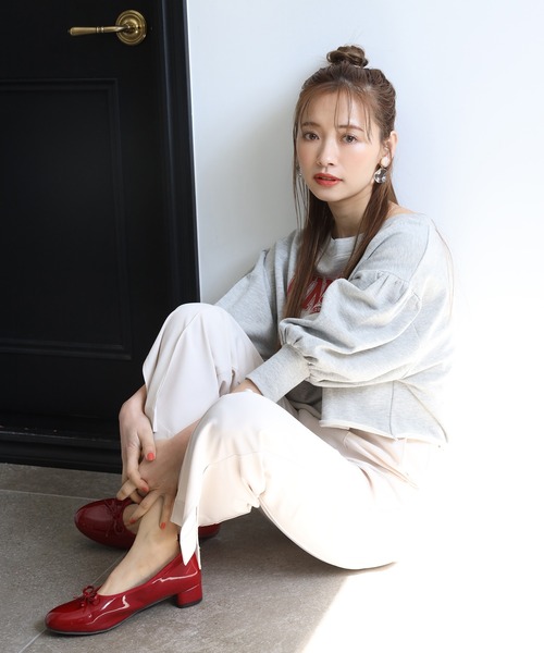 one after another NICE CLAUP（ワンアフターアナザーナイスクラップ）の「アソートフレアスラックス（スラックス・レディース・グレー/アイボリー/ブラック系その他/ベージュ系その他・SMALL/MEDIUM）」の15枚目の写真