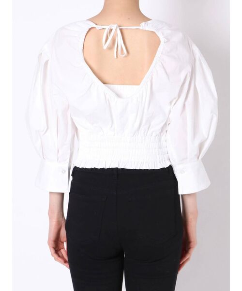 MURUA（ムルーア）の「カシュクールスリーブブラウス（シャツ/ブラウス・レディース・ブラック/イエロー/アイボリー・FREE）」の17枚目の写真