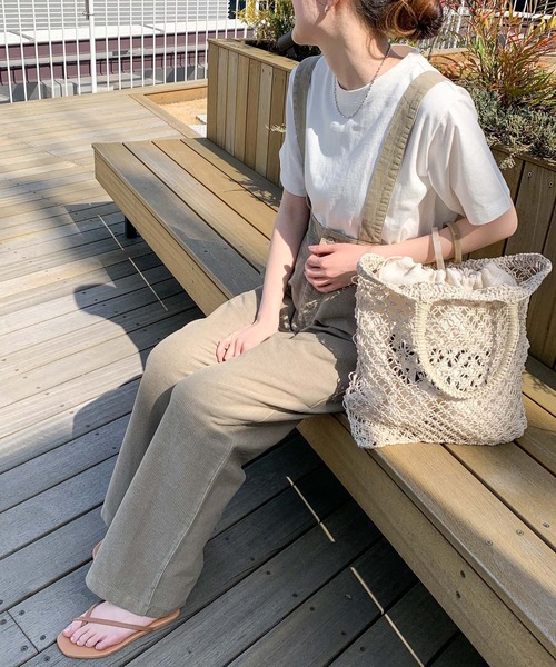 CIAOPANIC TYPY(チャオパニックティピー)の「indiaジュート編みBAG(かごバッグ・レディース・ベージュ/グリーン/ブルー/オレンジ・ONE SIZE)」の5枚目の写真