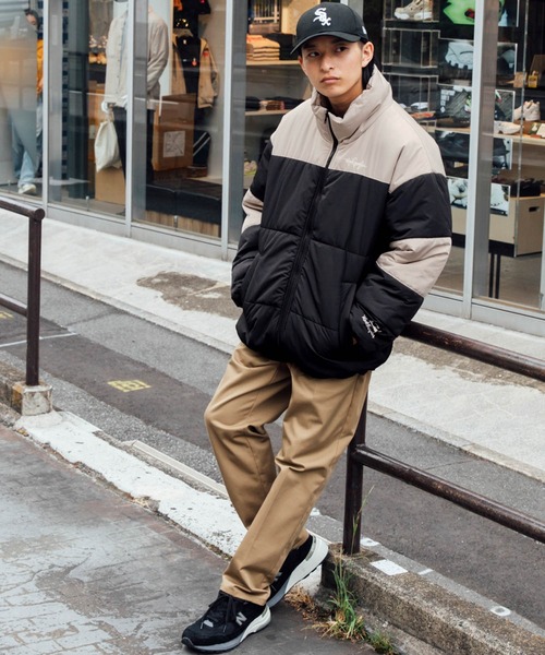 Mark Gonzales（マーク・ゴンザレス）の「Mark Gonzales/マークゴンザレス MONO-MART別注 ビッグシルエット ハイネック ボリュームスリーブ中綿ジャケット（ダウンジャケット/コート・メンズ・グレー系その他2/グレー系その他/ブラック系その他2/ブラック系その他・FREE）」の17枚目の写真