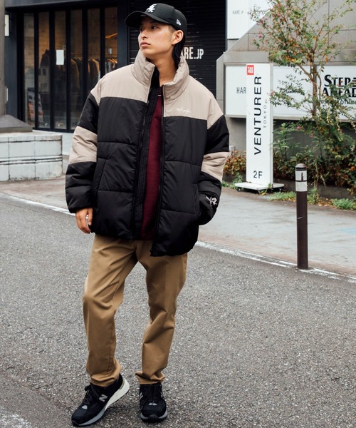 Mark Gonzales（マーク・ゴンザレス）の「Mark Gonzales/マークゴンザレス MONO-MART別注 ビッグシルエット ハイネック ボリュームスリーブ中綿ジャケット（ダウンジャケット/コート・メンズ・グレー系その他2/グレー系その他/ブラック系その他2/ブラック系その他・FREE）」の18枚目の写真