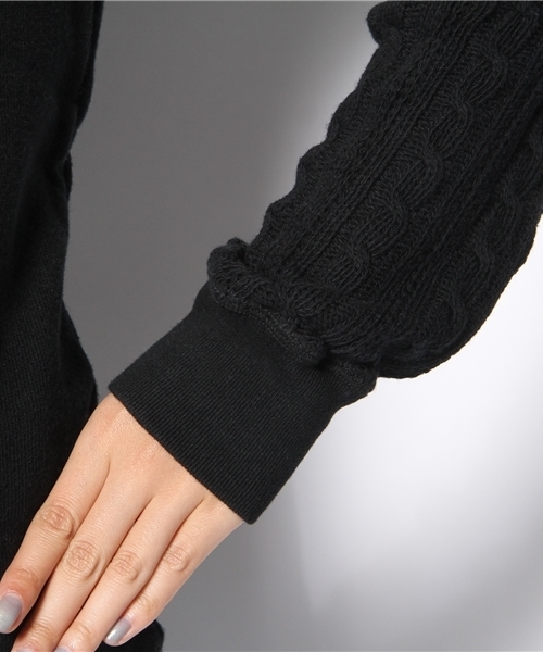 HYSTERIC GLAMOUR（ヒステリックグラマー）の「BEAR COLLEGE pt SW（スウェット・レディース・ホワイト/トップグレー/ブラック・FREE）」の5枚目の写真