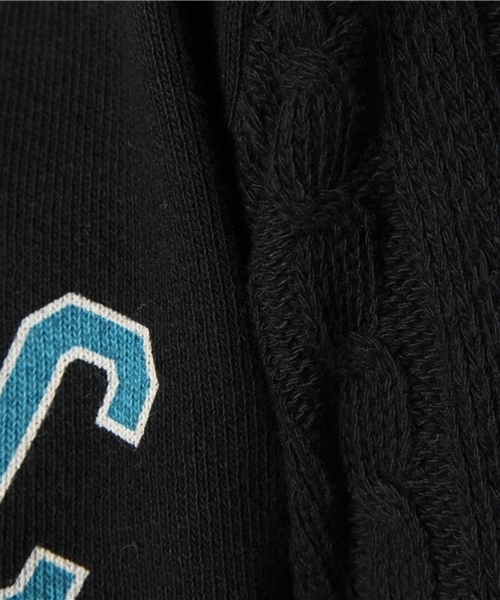 HYSTERIC GLAMOUR（ヒステリックグラマー）の「BEAR COLLEGE pt SW（スウェット・レディース・ホワイト/トップグレー/ブラック・FREE）」の8枚目の写真