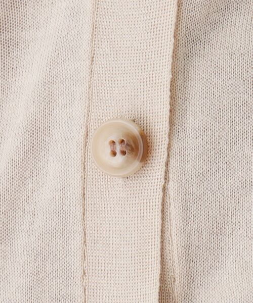 DRESKIP(ドレスキップ)の「◆洗える Vネックシアーニットカーディガン(カーディガン/ボレロ・レディース・ブラック/イエロー/ライトベージュ/オフホワイト・02/04/03)」の11枚目の写真