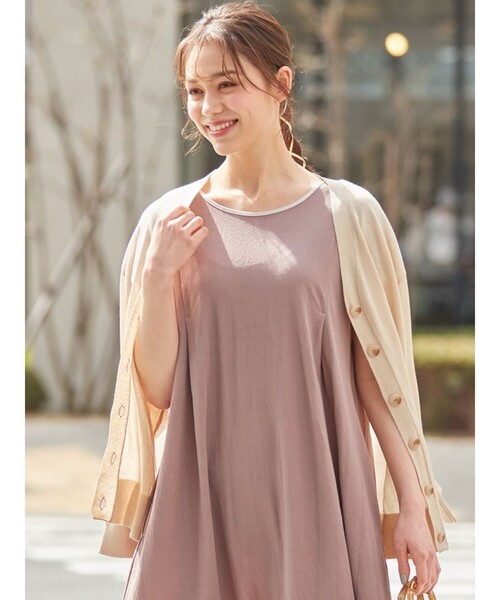 DRESKIP(ドレスキップ)の「◆洗える Vネックシアーニットカーディガン(カーディガン/ボレロ・レディース・ブラック/イエロー/ライトベージュ/オフホワイト・02/04/03)」の13枚目の写真