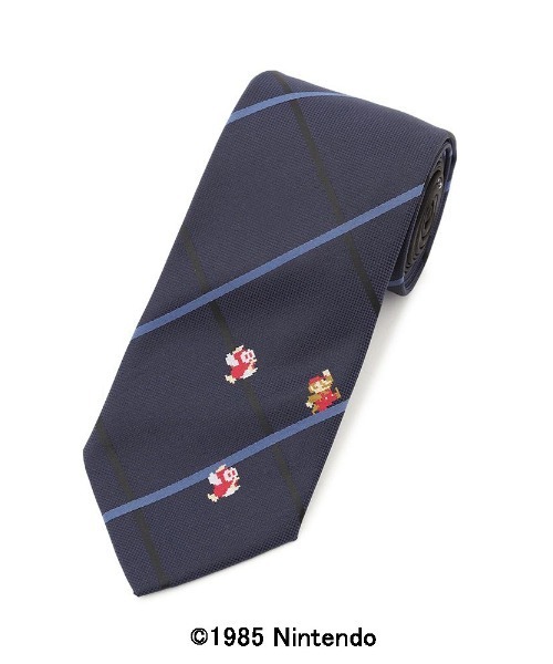 Perfect Suit FActory（パーフェクトスーツファクトリー）の「スーパーマリオネクタイ　チェック　ワイン/ネイビー/サックス（ネクタイ・メンズ・ネイビー/サックスブルー/ワイン・FREE）」の2枚目の写真