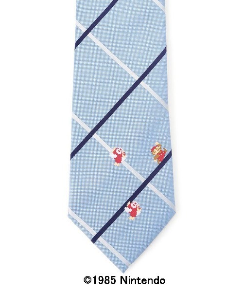 Perfect Suit FActory（パーフェクトスーツファクトリー）の「スーパーマリオネクタイ　チェック　ワイン/ネイビー/サックス（ネクタイ・メンズ・ネイビー/サックスブルー/ワイン・FREE）」の10枚目の写真