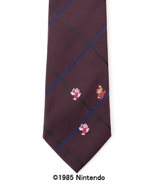 Perfect Suit FActory（パーフェクトスーツファクトリー）の「スーパーマリオネクタイ　チェック　ワイン/ネイビー/サックス（ネクタイ・メンズ・ネイビー/サックスブルー/ワイン・FREE）」の15枚目の写真