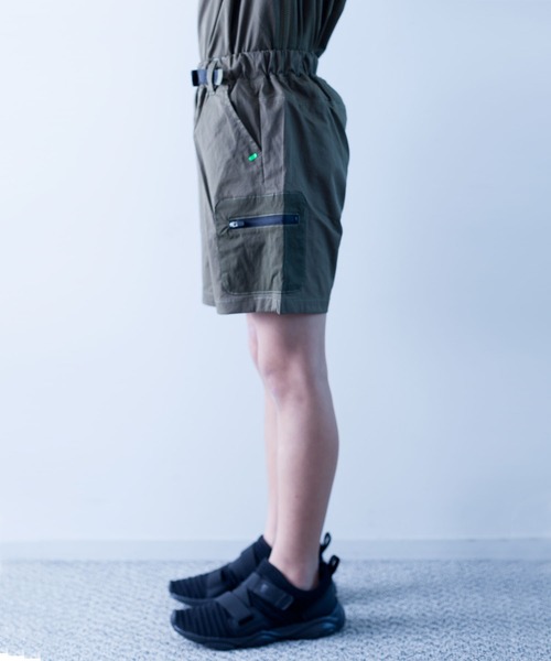 瞬足（シュンソク）の「瞬足/キッズ/ 24/7.techカーゴショートパンツ/SSA4020（カーゴパンツ・キッズ・チャコール/カーキ/ベージュ・L/M/S/XL）」の6枚目の写真