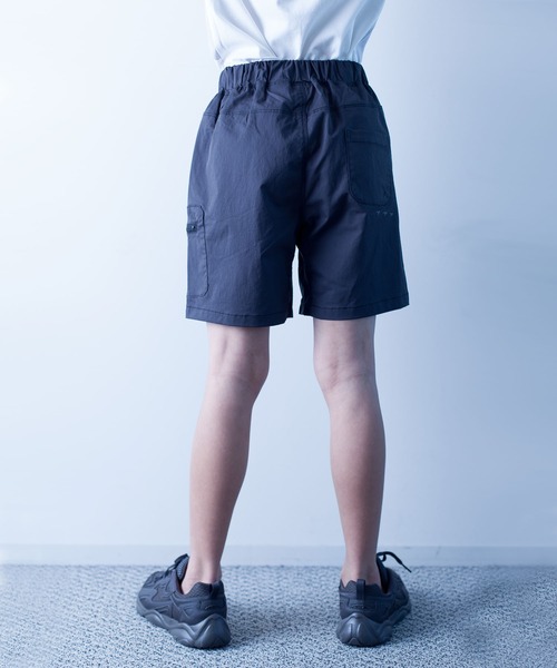 瞬足（シュンソク）の「瞬足/キッズ/ 24/7.techカーゴショートパンツ/SSA4020（カーゴパンツ・キッズ・チャコール/カーキ/ベージュ・L/M/S/XL）」の14枚目の写真