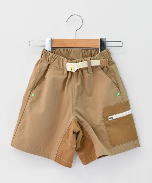 瞬足（シュンソク）の「瞬足/キッズ/ 24/7.techカーゴショートパンツ/SSA4020（カーゴパンツ・キッズ・チャコール/カーキ/ベージュ・L/M/S/XL）」の8枚目の写真