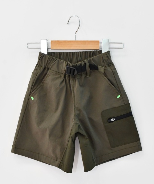 瞬足（シュンソク）の「瞬足/キッズ/ 24/7.techカーゴショートパンツ/SSA4020（カーゴパンツ・キッズ・チャコール/カーキ/ベージュ・L/M/S/XL）」の15枚目の写真