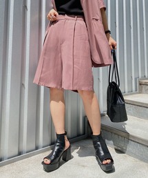 PAGEBOY | クリアリネンショートトラウザー(その他パンツ)