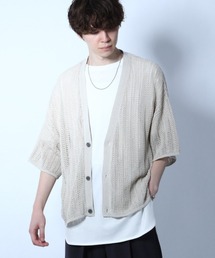 HARE | スカシアミニットカーディガン(HARE)(ニット/セーター)