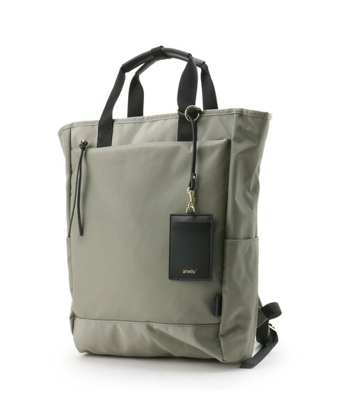 anello(アネロ)の「◆anello/アネロ NOAH 撥水 2WAY トートリュック(バックパック/リュック・レディース・ブラック/ネイビー/グレー/オリーブ/レッド系1・99)」の16枚目の写真