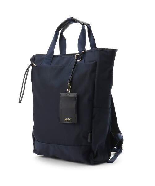 anello(アネロ)の「◆anello/アネロ NOAH 撥水 2WAY トートリュック(バックパック/リュック・レディース・ブラック/ネイビー/グレー/オリーブ/レッド系1・99)」の7枚目の写真