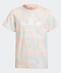 adidas（アディダス）の「総柄プリント マーブル 半袖Tシャツ / アディダスオリジナルス（キッズ/子供用）（Tシャツ/カットソー・キッズ）」
