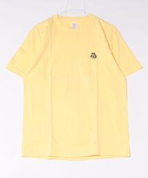 【HOUSTON】PRINT EMBROIDERY TEE(ALLEY CAT)