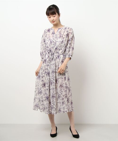 Yecca ワンピース ボタニカル柄ワンピース ワンピース Yecca Vecca イェッカヴェッカ のファッション