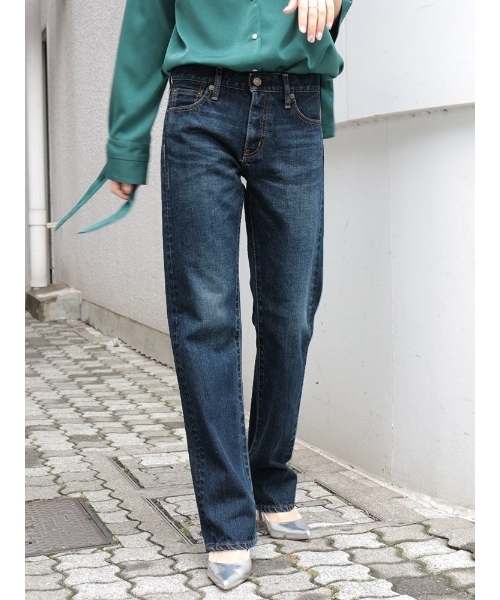 Ungrid（アングリッド）の「加工デニムパンツ（デニムパンツ・レディース・ブルー・24inch）」の12枚目の写真