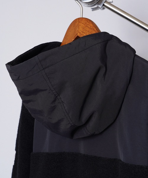 TCSS（ティーシーエスエス）の「HOODIE/Critical Slide(クリティカルスライド)TCSSボアジップアップフードパーカー（パーカー・メンズ・ブラック/ベージュ・SMALL/MEDIUM/LARGE/X-LARGE）」の4枚目の写真
