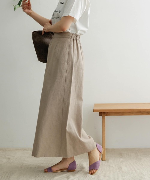 URBAN RESEARCH DOORS(アーバンリサーチドアーズ)の「ラミーイージーセミフレアスカート(スカート・レディース・ライトグレー/ブラック/ブラウン・ONE)」の11枚目の写真