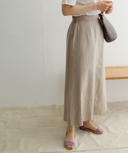 URBAN RESEARCH DOORS(アーバンリサーチドアーズ)の「ラミーイージーセミフレアスカート(スカート・レディース・ライトグレー/ブラック/ブラウン・ONE)」の12枚目の写真