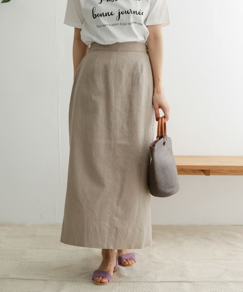 URBAN RESEARCH DOORS(アーバンリサーチドアーズ)の「ラミーイージーセミフレアスカート(スカート・レディース・ライトグレー/ブラック/ブラウン・ONE)」の13枚目の写真