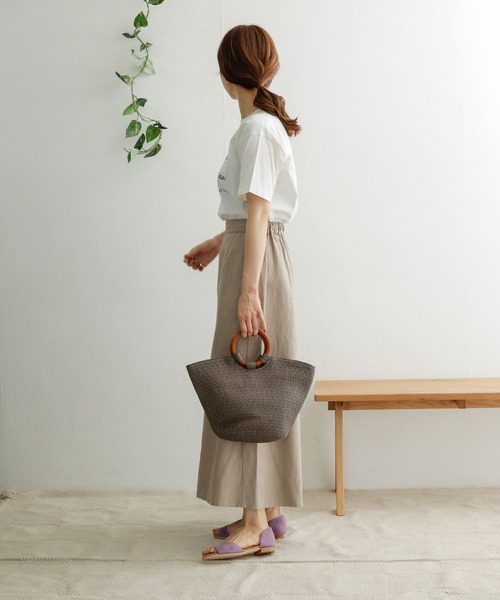 URBAN RESEARCH DOORS(アーバンリサーチドアーズ)の「ラミーイージーセミフレアスカート(スカート・レディース・ライトグレー/ブラック/ブラウン・ONE)」の18枚目の写真