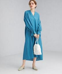 green label relaxing | モール ストライプ ワンピース(ワンピース)