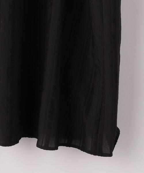 green label relaxing（グリーンレーベルリラクシング）の「モール ストライプ ワンピース（ワンピース・レディース・ブラック/ターコイズブルー/モカ・FREE）」の21枚目の写真