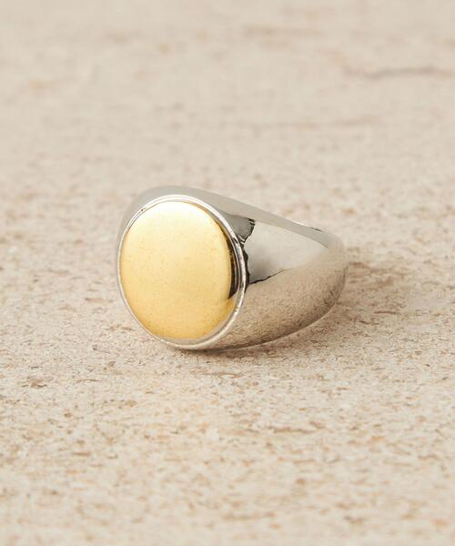 CITEN(シテン)の「<CITEN(シテン)>サークルシグネット リング/指輪(リング・レディース・その他1・11)」の1枚目の写真