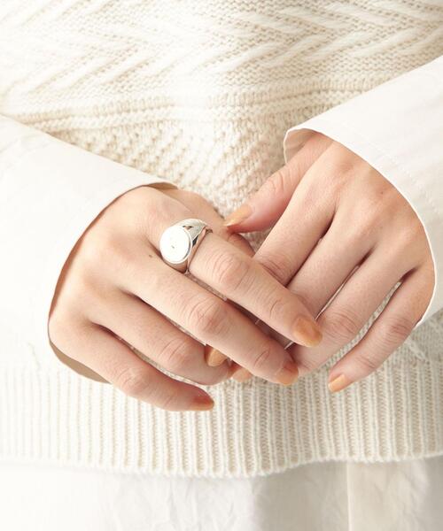 CITEN(シテン)の「<CITEN(シテン)>サークルシグネット リング/指輪(リング・レディース・その他1・11)」の3枚目の写真
