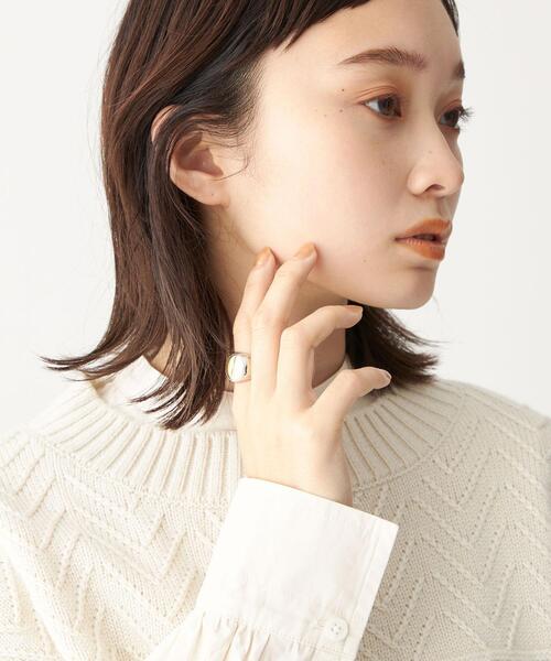 CITEN(シテン)の「<CITEN(シテン)>サークルシグネット リング/指輪(リング・レディース・その他1・11)」の2枚目の写真