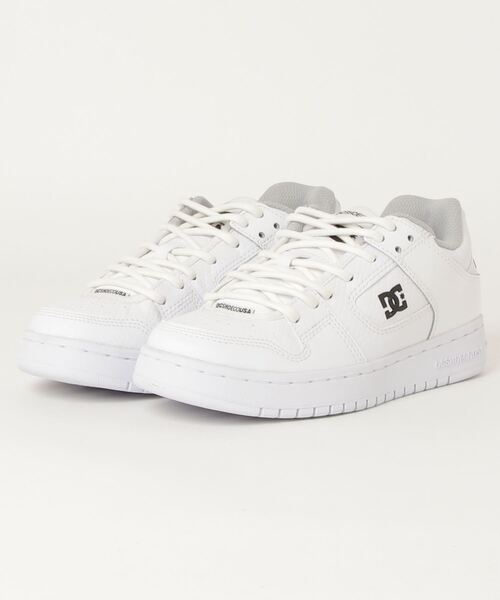 DC（ディーシー）の「DC/ディーシー スケシュー MANTECA SE マンテカ エスイー DM214020（スニーカー・メンズ・ホワイト×ブラック・26.5cm/27.5cm/24.0cm/25.0cm/26.0cm/27.0cm/28.0cm/29.0cm/23.0cm）」の2枚目の写真