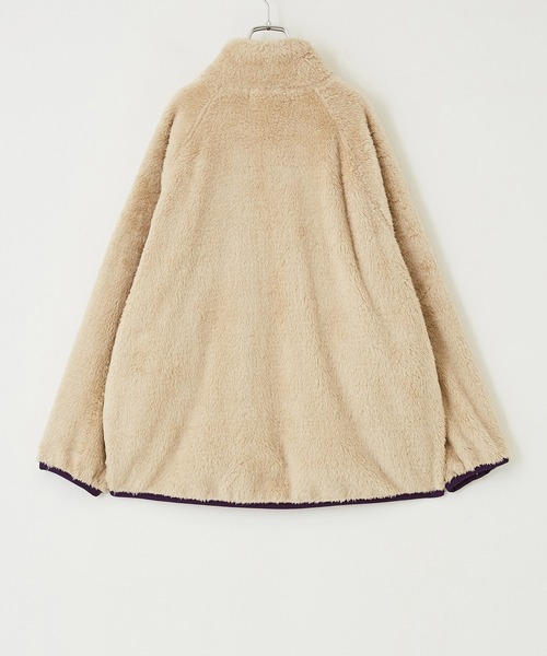 CUBE SUGAR（キューブシュガー）の「ソフトボア アウトドア ジップアップ ブルゾン（ブルゾン・レディース・マルチ/チャコールグレー/ブラウン/ナチュラル・M）」の20枚目の写真