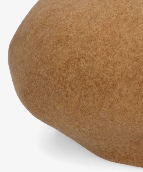 milsa（ミルサ）の「milsa Basque Beret（ハンチング/ベレー帽・レディース・キャメル/オフホワイト/ブルー/ブラック/ワイン/グレー・M/57.5cm）」の12枚目の写真