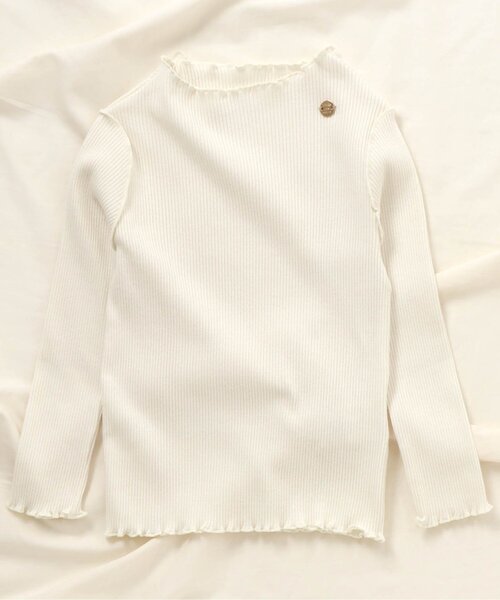 apres les cours（アプレレクール）の「メロウリブTシャツ（Tシャツ/カットソー・キッズ・ブルー/その他2/ミント/アイボリー/ブラウン/オレンジ・100/110/140/90/80/120/130）」の8枚目の写真