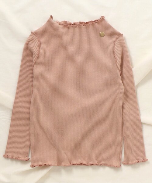 apres les cours（アプレレクール）の「メロウリブTシャツ（Tシャツ/カットソー・キッズ・ブルー/その他2/ミント/アイボリー/ブラウン/オレンジ・100/110/140/90/80/120/130）」の11枚目の写真